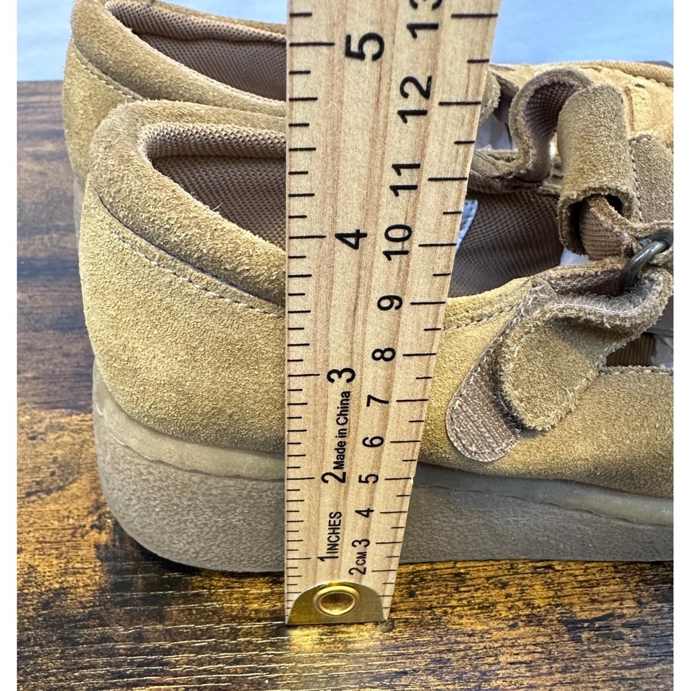 Mudd Daryl Vintage Y2K Tan Suede Platform Mary Jane Shoes Chunky Size 6.5 M - Picture 7 of 16